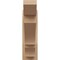 Ekena Millwork 5 1/2-in W x 18-in D x 18-in H Balboa Slat Rough Cedar Woodgrain TimberThane Outlooker, Primed Tan OUTUR055X18X18BOA24RCPR - alternate 6